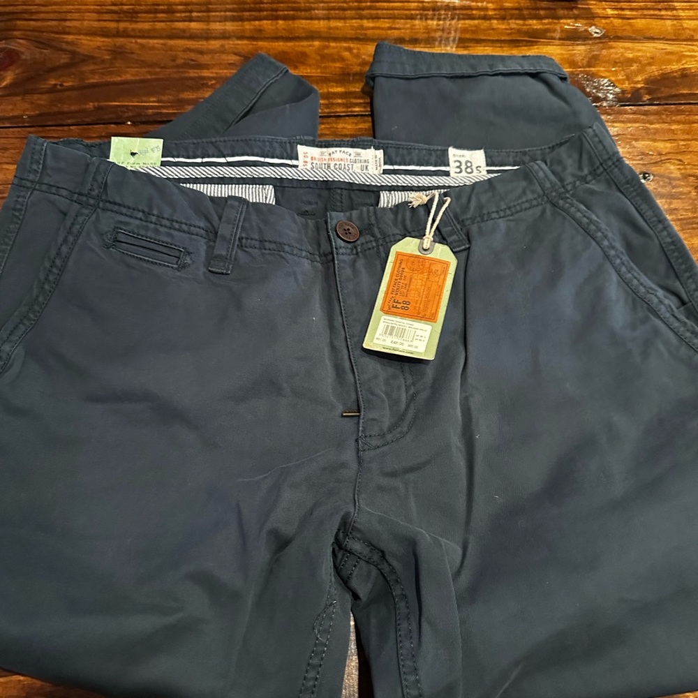 Fat Face Slate Blue Trousers